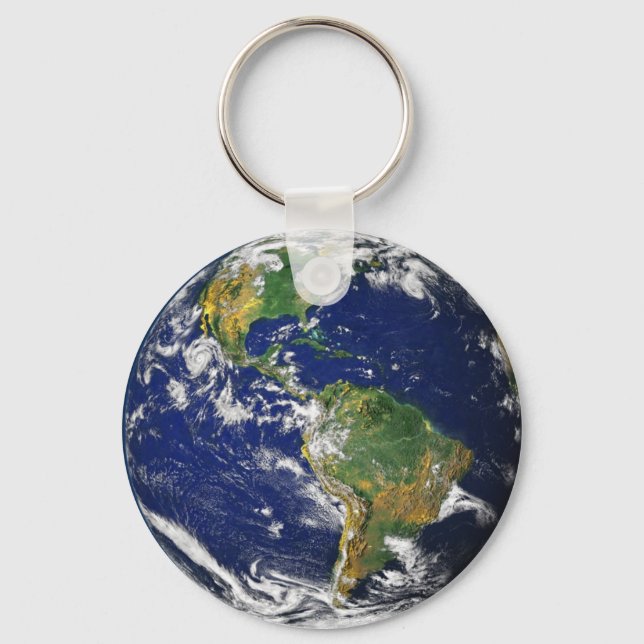 Nasa blue marble earth keychain (Front)