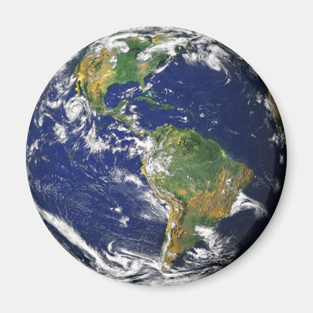 Nasa blue marble earth magnet (Front)