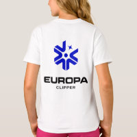 NASA Europa Clipper Logo Rocket White Girls’