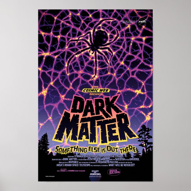 NASA Exoplanet Travel Bureau Dark Matter Poster (Front)