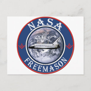 NASA  Freemason Postcard