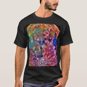 NASA - Galileo - Moon - False Colour T-Shirt