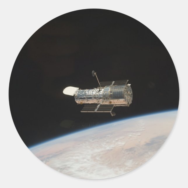 NASA Hubble Space telescope Classic Round Sticker (Front)