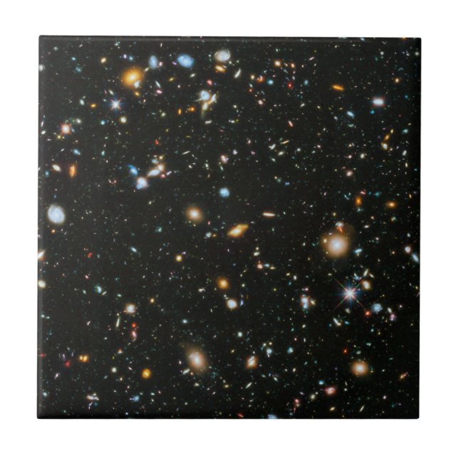NASA Hubble Ultra Deep Field Galaxies Tile (Front)