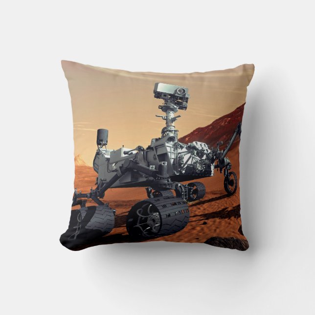 NASA Mars Curiosity Rover Artist Concept Cushion (Front)