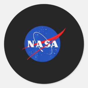 Nasa Meatball Insignia - Symbol Of Nasa  Classic Round Sticker