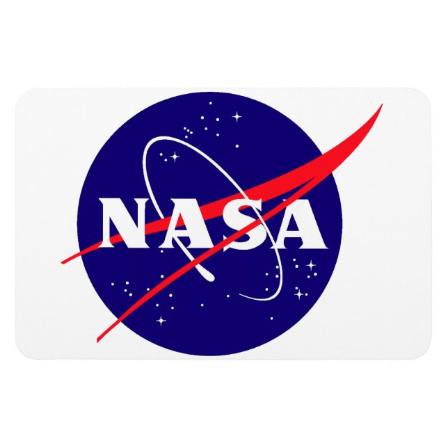 NASA Meatball Logo Magnet (Horizontal)