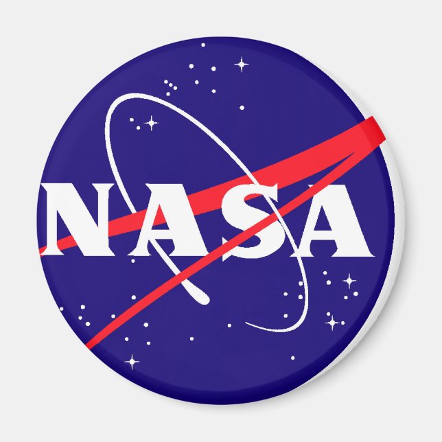 NASA Meatball Logo Magnet (Front)