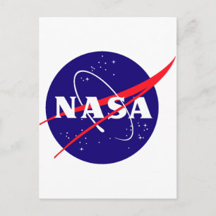 NASA Meatball Logo Postcard