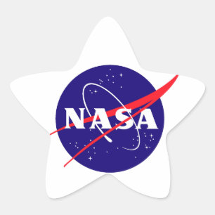 NASA Meatball Logo Star Sticker
