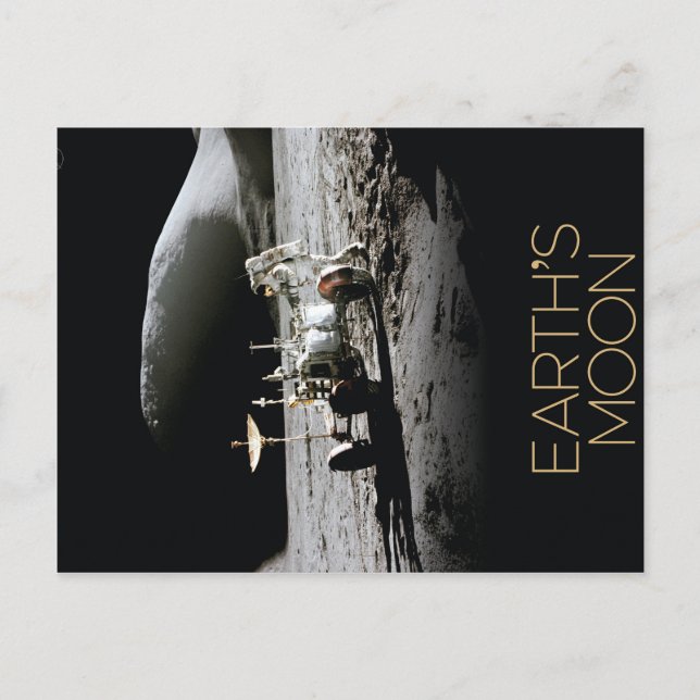 NASA Moon Poster 3 Postcard (Front)