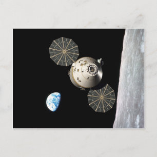 NASA Orion in Lunar Orbit Postcard