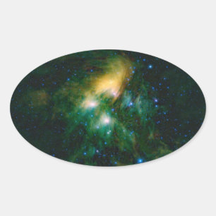 NASA Pleiades Oval Sticker