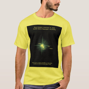 NASA / Pluto / Charon / Nix / Hydra T-Shirt