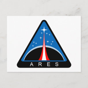 NASA Project Ares Logo Postcard