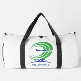 NASA Quesst Logo Supersonic White Duffle Bag