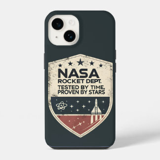 NASA Rocket Dept Tested by Time Proven by Stars iPhone 14 Case