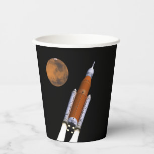 NASA SLS Space Launch System Paper Cups