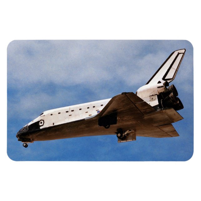 NASA Space Shuttle Atlantis STS-30 Landing Magnet (Horizontal)
