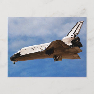NASA Space Shuttle Atlantis STS-30 Landing Postcard