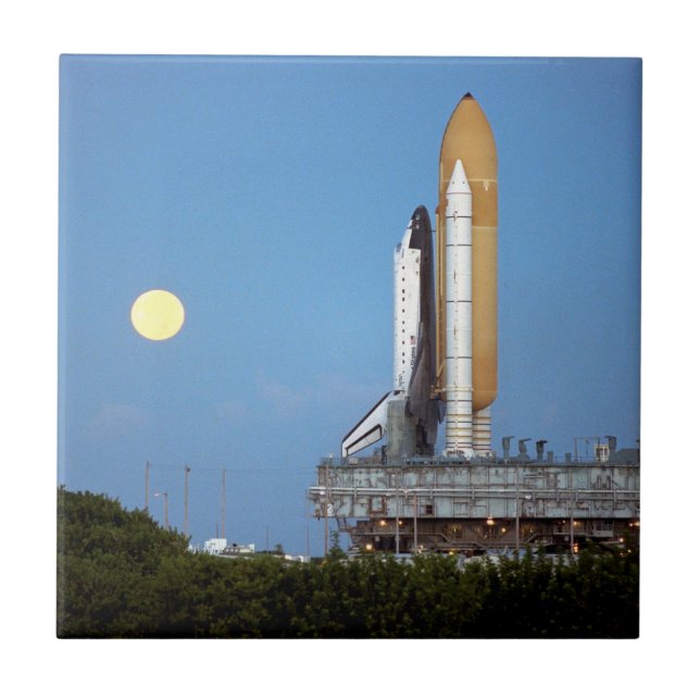 NASA Space Shuttle Atlantis STS-86 Launch Rollout Tile (Front)