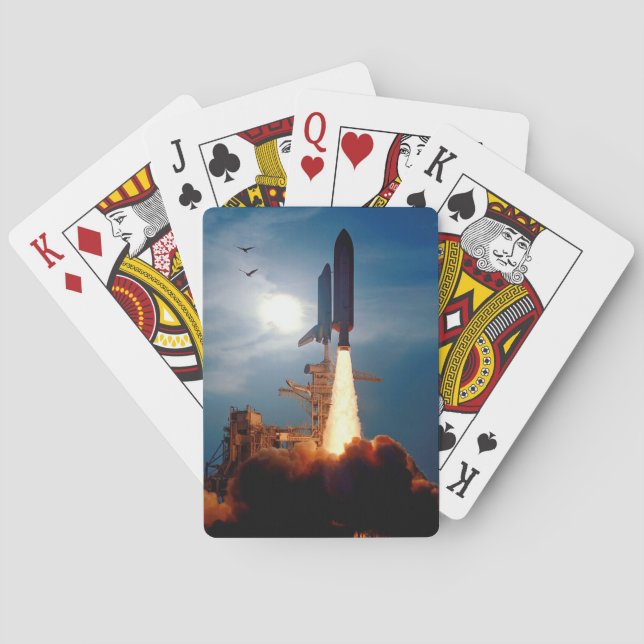 NASA Space Shuttle Discovery Launch STS-64 Playing Cards (Back)