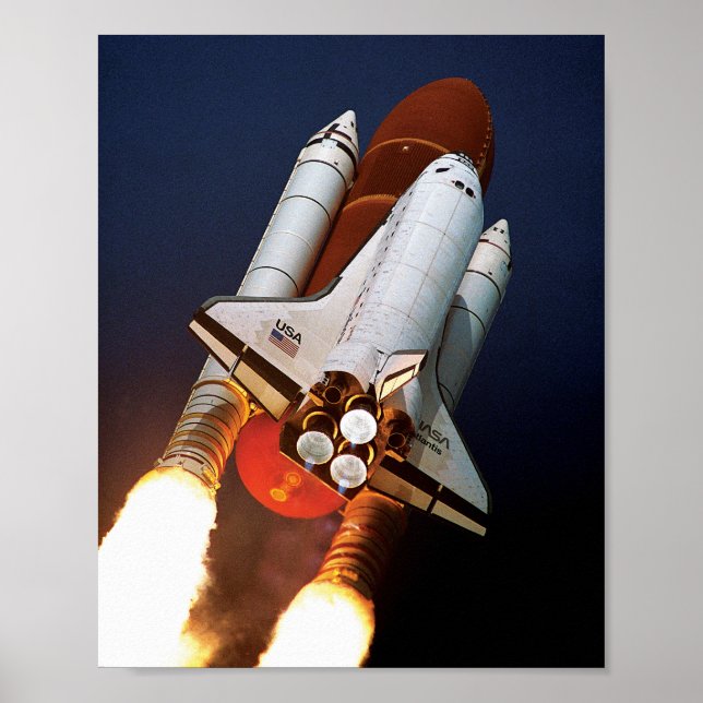 NASA Space Shuttle Launch STS-45 Poster (Front)
