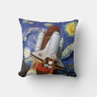 NASA Space Shuttle Launch Van Gogh Starry Night