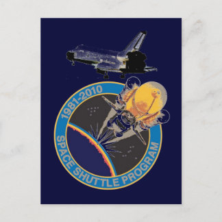 NASA Space Shuttle Program Postcard