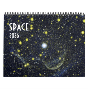 NASA Space Universe Galaxy 2026 Calender Calendar