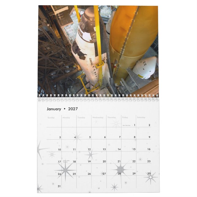 Nasa Tribute Calendar (Jan 2027)