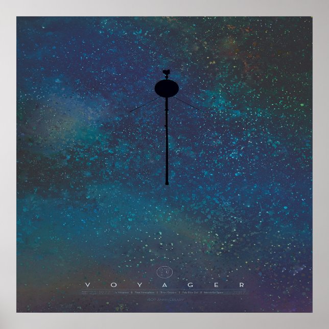 NASA / Voyager 1 / Poster (Front)