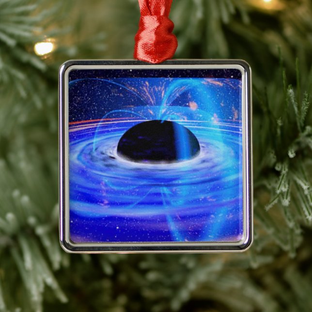 NASA's Blue Black Hole Metal Tree Decoration (Tree)