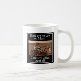 NASA's Curiosity Rover & No Cats On Mars Coffee Mug