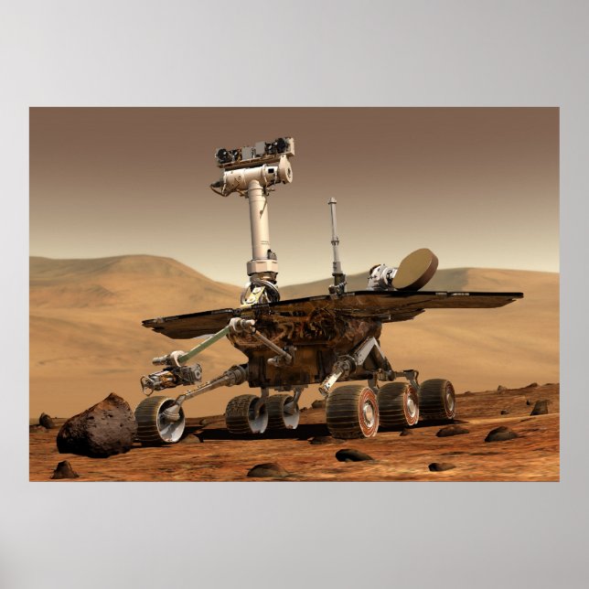 NASA's Mars Rover 'Spirit' Poster (Front)