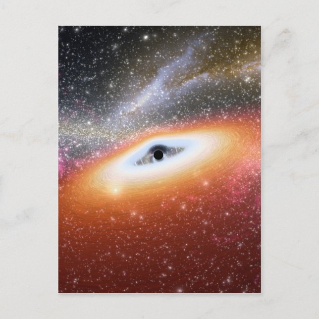 NASAs Massive Black Hole Postcard (Front)