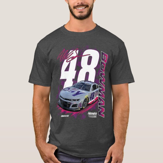 NASCAR Ale Bowman Hendrick Motorsports Ally Open R T-Shirt (Front)