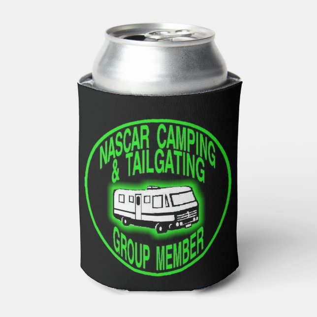 Nascar Camping And Tailgating Can Cooler (Can Front)