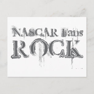 NASCAR Fans Rock Postcard