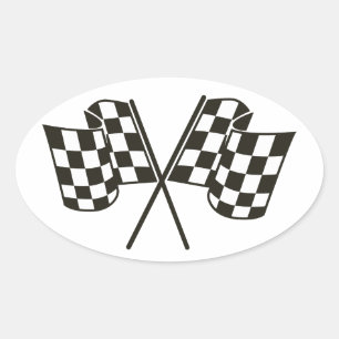 nascar oval sticker