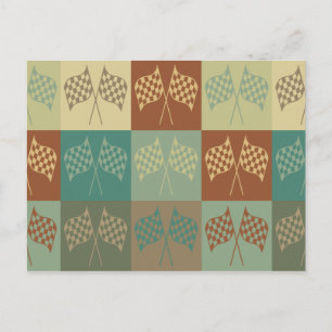 NASCAR Pop Art Postcard