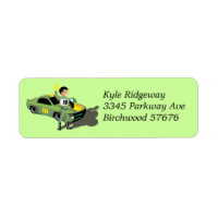 Nascar  Return Address Label