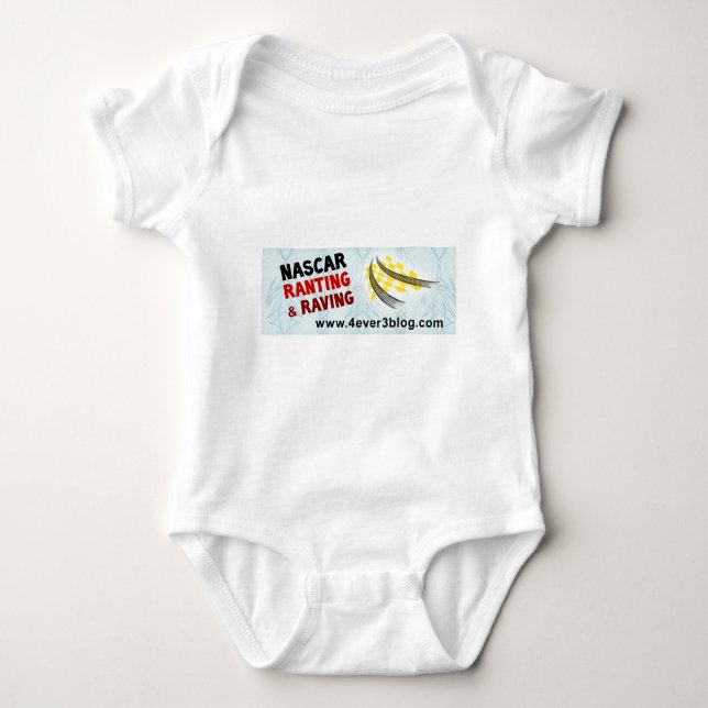 NASCAR RnR Logo (wide) Baby Bodysuit (Front)