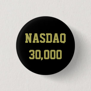 NASDAQ 30000 Stock Market Celebration 3 Cm Round Badge