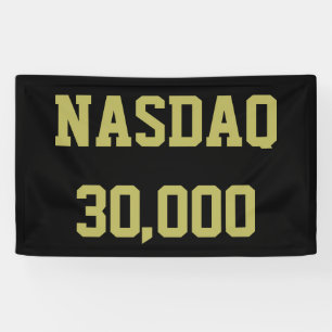 NASDAQ 30000 Stock Market Celebration Banner