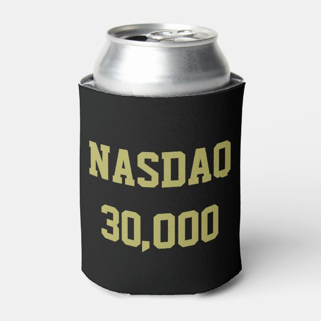NASDAQ 30000 Stock Market Celebration Can Cooler (Can Front)