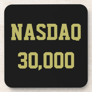 NASDAQ 30000 Stock Market Celebration Coaster