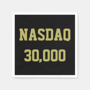 NASDAQ 30000 Stock Market Celebration Napkin