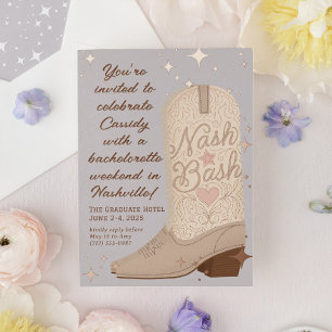 Nash Bash Cowgirl Boot Bachelorette Party