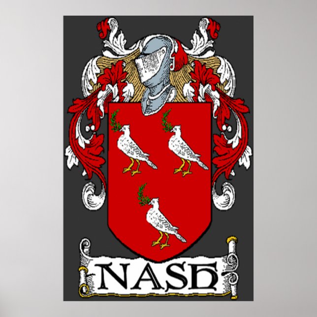 Nash Coat of Arms Print (Front)